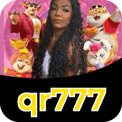 Interface do aplicativo qr777 mostrando jogos disponíveis no iOS e Android